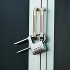 Kép 7/9 - Számzáras lakat, szekrényzár, állítható hosszúságú szárral (42-98mm), ezüst színű