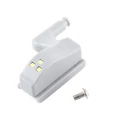 Kép 4/10 - Szekrény zsanér LED-es világítás, univerzális, elemes, automatikus (10 darabos készlet) fehér fényű