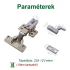 Kép 7/10 - Szekrény zsanér LED-es világítás, univerzális, elemes, automatikus (10 darabos készlet) fehér fényű