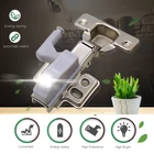 Kép 8/10 - Szekrény zsanér LED-es világítás, univerzális, elemes, automatikus (10 darabos készlet) fehér fényű