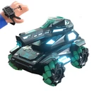 Kép 1/8 - Távirányítós driftautó, harckocsi vízbombakilövővel, gesztus vezérléssel (kék)