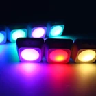 Kép 12/12 - Távirányítós RGB színes éjszakai fény, (6 db-os) elemes szekrény lámpa készlet (2 távirányító + 6 lámpa)