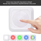 Kép 5/12 - Távirányítós RGB színes éjszakai fény, (6 db-os) elemes szekrény lámpa készlet (2 távirányító + 6 lámpa)