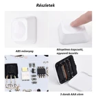 Kép 8/12 - Távirányítós RGB színes éjszakai fény, (6 db-os) elemes szekrény lámpa készlet (2 távirányító + 6 lámpa)