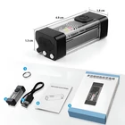 Kép 2/10 - Többfunkciós mini zseblámpa kulcstartóra