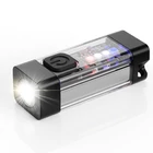 Kép 1/10 - Többfunkciós mini zseblámpa kulcstartóra