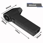 Kép 3/9 - Turbóventilátor, ipari porfúvó ventilátor, kefe nélküli motor (130000 RPM 52+ M/S)
