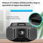 Kép 13/13 - Ultrahangos rovar és rágcsáló riasztó, kerek 360°-os, 300m2, fehér