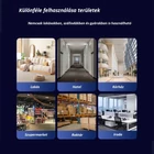Kép 12/12 - Egérriasztó ultrahangos rovar, rágcsáló és kártevőriasztó, villogó LED fénnyel, 300m2 (fekete)