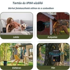 Kép 7/7 - Ultrahangos ugatásgátló kül- és beltérre, 3 fokozatú, beépített akkuval (zöld)