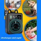 Kép 8/12 - Ultrahangos ugatásgátló kül- és beltérre, 4 fokozatú, beépített akkuval (fekete) K6