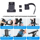 Kép 4/8 - Univerzális mobiltelefon és tablet tartó kerékpárhoz, motorkerékpárhoz és fitnesz eszközhöz