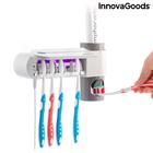 Kép 6/8 - InnovaGoods UV fogkefe sterilizáló tartóval és fogkrém adagolóval SMILUV 
