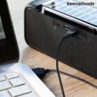 Kép 10/13 - InnovaGoods vezeték nélküli hangszóró napelemes töltéssel és LED-es zseblámpával (SUNKER)