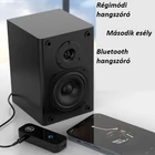 Kép 4/7 - Vezeték nélküli Bluetooth 5.1, AUX audio adó-vevő (transmitter & receiver) B28