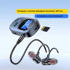 Kép 2/16 - Vezeték nélküli Bluetooth 5.3 audio adó-vevő (transmitter & receiver) kijelzővel, MP3 lejátszó