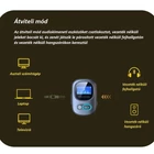 Kép 11/16 - Vezeték nélküli Bluetooth 5.3 audio adó-vevő (transmitter & receiver) kijelzővel, MP3 lejátszó