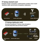 Kép 12/16 - Vezeték nélküli Bluetooth 5.3 audio adó-vevő (transmitter & receiver) kijelzővel, MP3 lejátszó