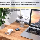 Kép 8/16 - Vezeték nélküli Bluetooth 5.3 audio adó-vevő (transmitter & receiver) kijelzővel, MP3 lejátszó