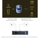 Kép 10/16 - Vezeték nélküli Bluetooth 5.3 audio adó-vevő (transmitter & receiver) kijelzővel, MP3 lejátszó