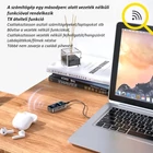 Kép 7/9 - Vezeték nélküli Bluetooth 5.4 audio adó-vevő (transmitter & receiver) kijelzővel, MP3 lejátszó (GT69)