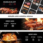 Kép 8/8 - Vezeték nélküli Bluetooth BBQ grillhőmérő, konyhai sütő hőmérő (-10-105 °C)