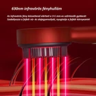 Kép 5/11 - Vörös fényű (630 nm-es), fésűs fejbőrápoló eszköz (sötétszürke)