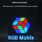 Kép 7/10 - Waveshare RGB színes LED-mátrix panel, 5 mm-es osztás, 64x32 pixel, állítható fényerő (25848)