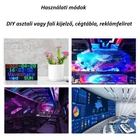Kép 8/10 - Waveshare RGB színes LED-mátrix panel, 5 mm-es osztás, 64x32 pixel, állítható fényerő (25848)