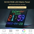 Kép 3/7 - Waveshare RGB teljes színű LED mátrix panel, 3 mm-es osztás, 64 x 64 pixel, állítható fényerővel