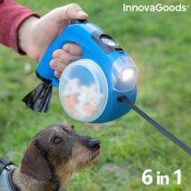 InnovaGoods 6 az 1-ben visszahúzható póráz kutyáknak