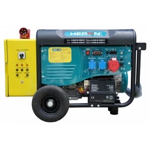 Aggregátor áramfejlesztő 6 kVA 400V/230V benzinmotoros háromfázisú vészhelyzeti kommunikációs egységgel Heron 8896420-AU3