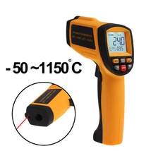 Lézeres infra hőmérő pisztoly -50 +1150°C digitális  LCD kijelzővel