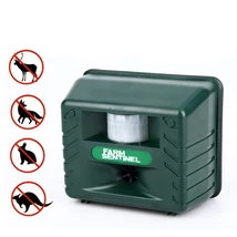 Vadriasztó és kártevő ultrahangos riasztó infravörös érzékelővel (300 m2)