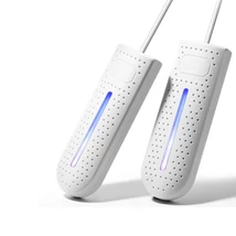 Elektromos cipőszárító, cipőmelegítő, fertőtlenítő, fehér (220V-10W)