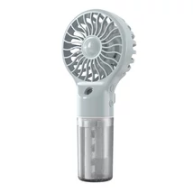 Hordozható kézi párásító ventilátor, USB újratölthető hidratáló elektromos ventilátor (szürke)