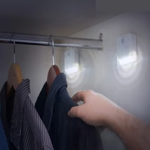 Mozgásérzékelős lámpa LED világítás szekrény, spájz, gardrób, lépcső, pince, hálószóba, padlás világításhoz (2 db) InnovaGoods