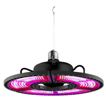 LED növénynevelő lámpa 432 LED-del, E27 foglalat, piros-kék fény, 24,5 cm, teljes spektrum