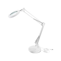 Nagyítós asztali LED lámpa, 8W COB, 2400 lm, 5× nagyítás, (43161)