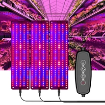 Növénynevelő LED lámpa, 12V, teljes spektrumú  (8x30 cm ALU 3 fej)