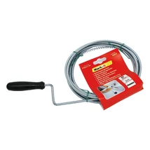 WORK-IT dugulás elhárító  profi csőgörény 3méter kézi acélspirál lefolyócső tisztító