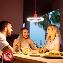 InnovaGoods szúnyogcsapda rovarcsapda szúnyogok és repülő rovarok elleni mennyezeti fali fény (KL LAMP) 