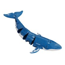 Távirányítós bálna játék, vízbe merülő és vizet permetező (kék)