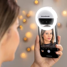 Szelfigyűrű szelfikarika akkus újratölthető Instahoop InnovaGoods
