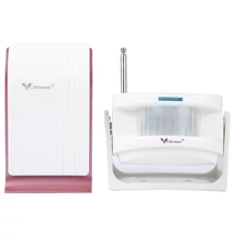 WIRELESS 200 méter mozgásérzékelő + riasztó csengő vezeték nélküli