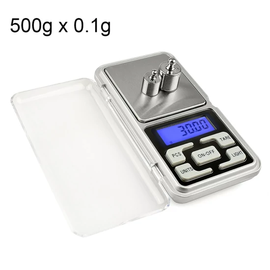 Digitális ékszer mérleg zsebmérleg 500g - 0,1g