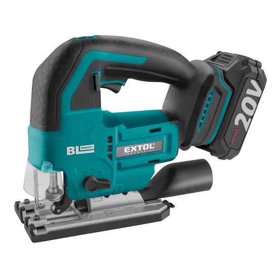 akkus dekopírfűrész 20v extol industrial 8791824
