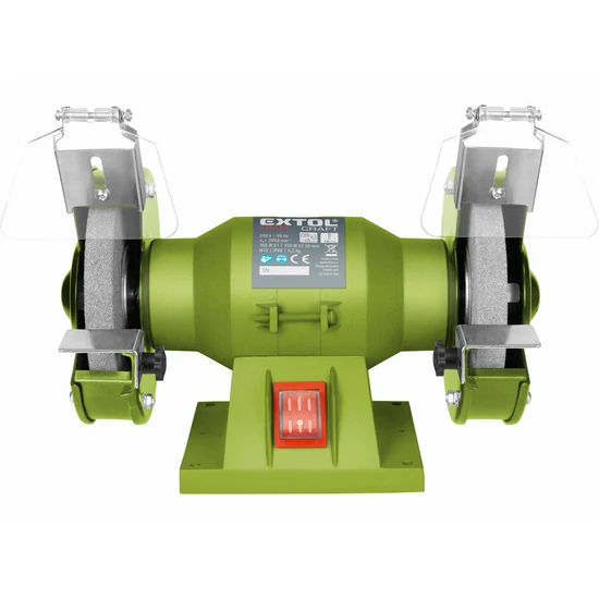 kettős köszörűgép 150w 125mm extol craft 410120