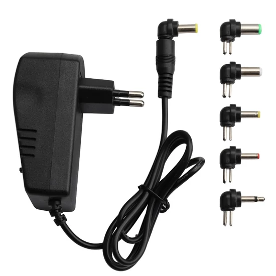 Hálózati tápegység adapter 3-12V, 3A + 6 dugó
