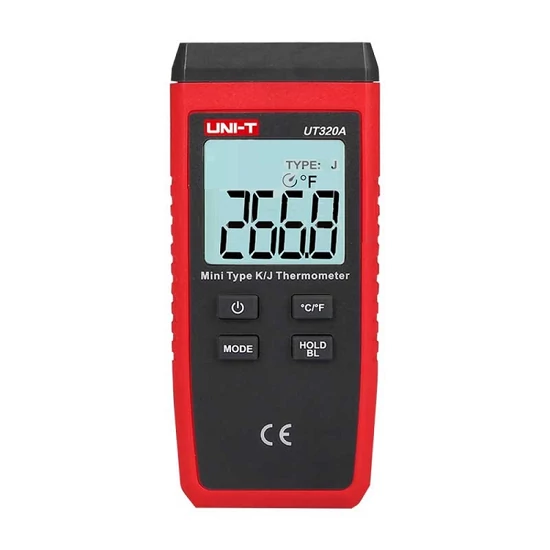 Hőmérő digitális kijelzővel K-típusú érzékelővel -50°C-1300°C